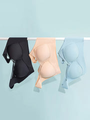 3 Pcs Wireless Sports Bra Seamless Push Up Running Workout Tank Bra Women's Ling