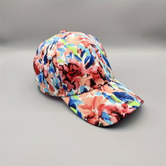 Colorful Flower Graffiti Baseball Cap Sun Hat For Women