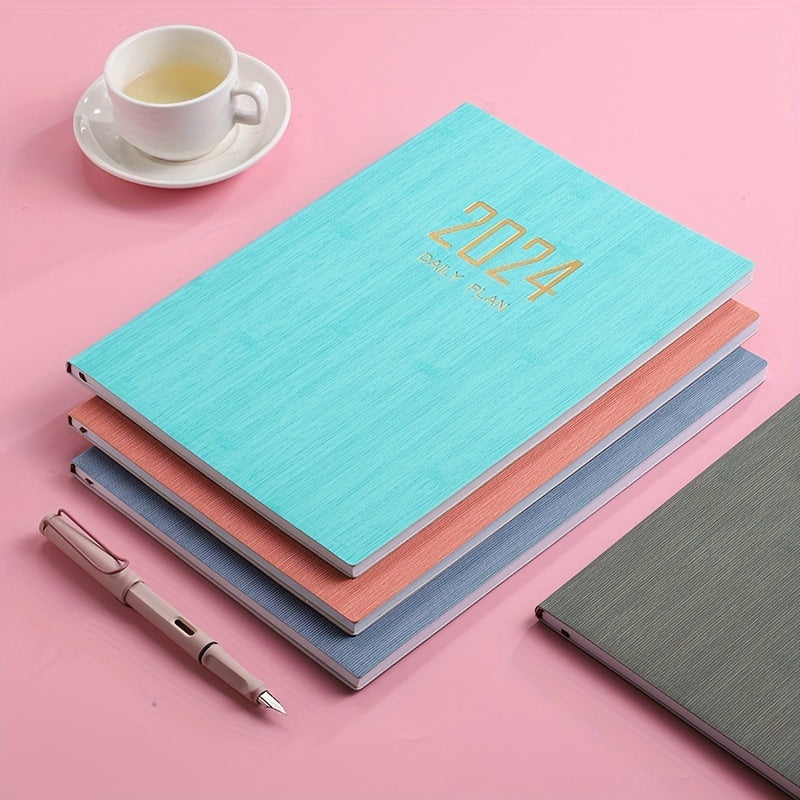 A4 English Weekly Planner Notebook for Daily Planning and Note-Taking