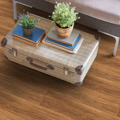 Wood Grain Print Waterproof Floor Sticker 119x18cm