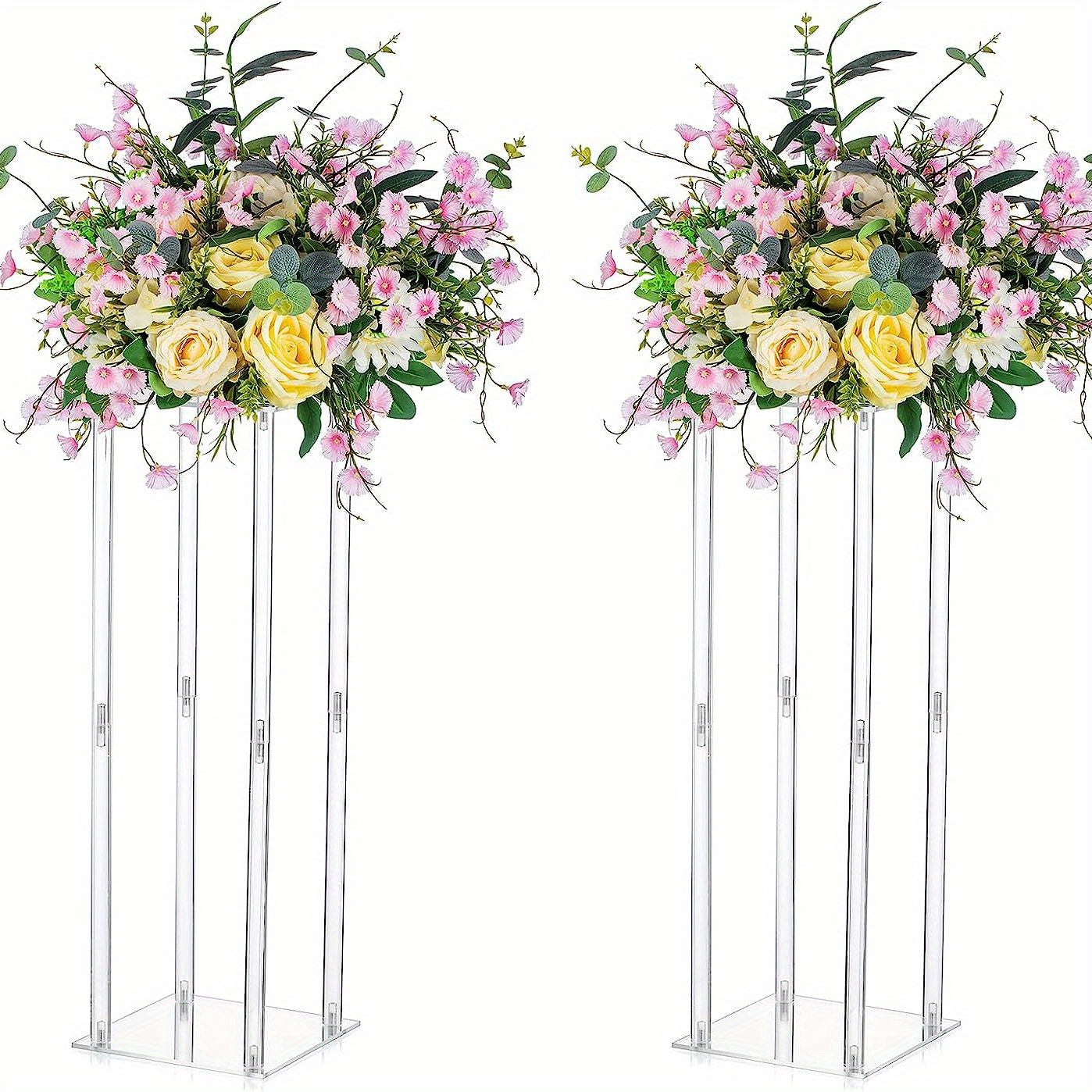 Crystal Acrylic Vases for Elegant Occasions