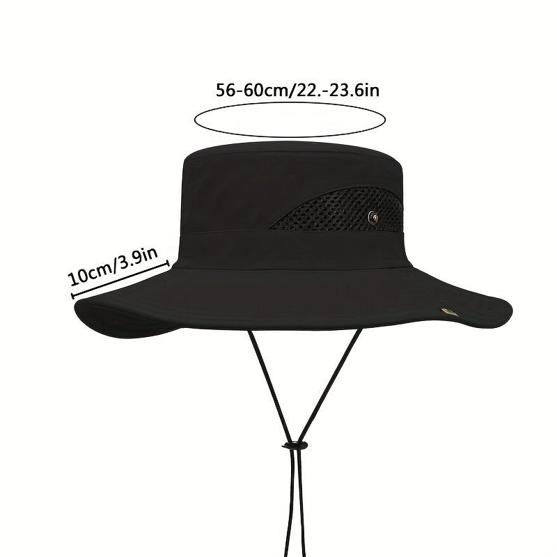 UPF50 Sun Hat Wide Brim Boonie Hat Men Women