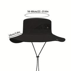 UPF50 Sun Hat Wide Brim Boonie Hat Men Women