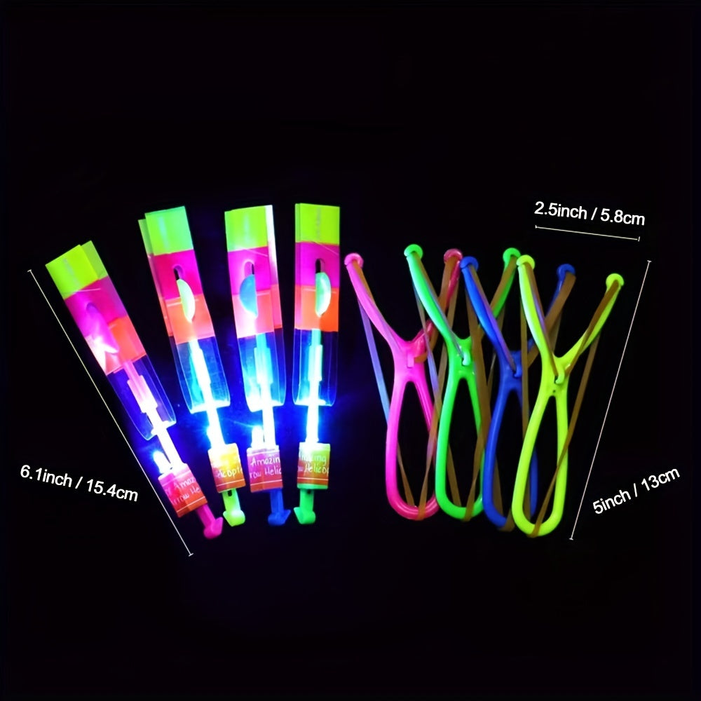 10pcs LED Light Arrow Flying Toys Flashing Children's Toys