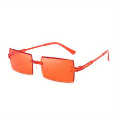 Photochromic Rimless Sunglasses UV400