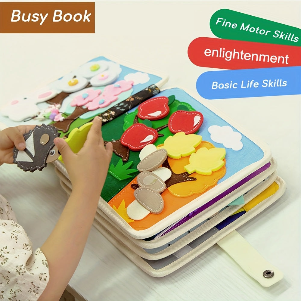 Interactive Hedgehog Felt Storybook Busy Board