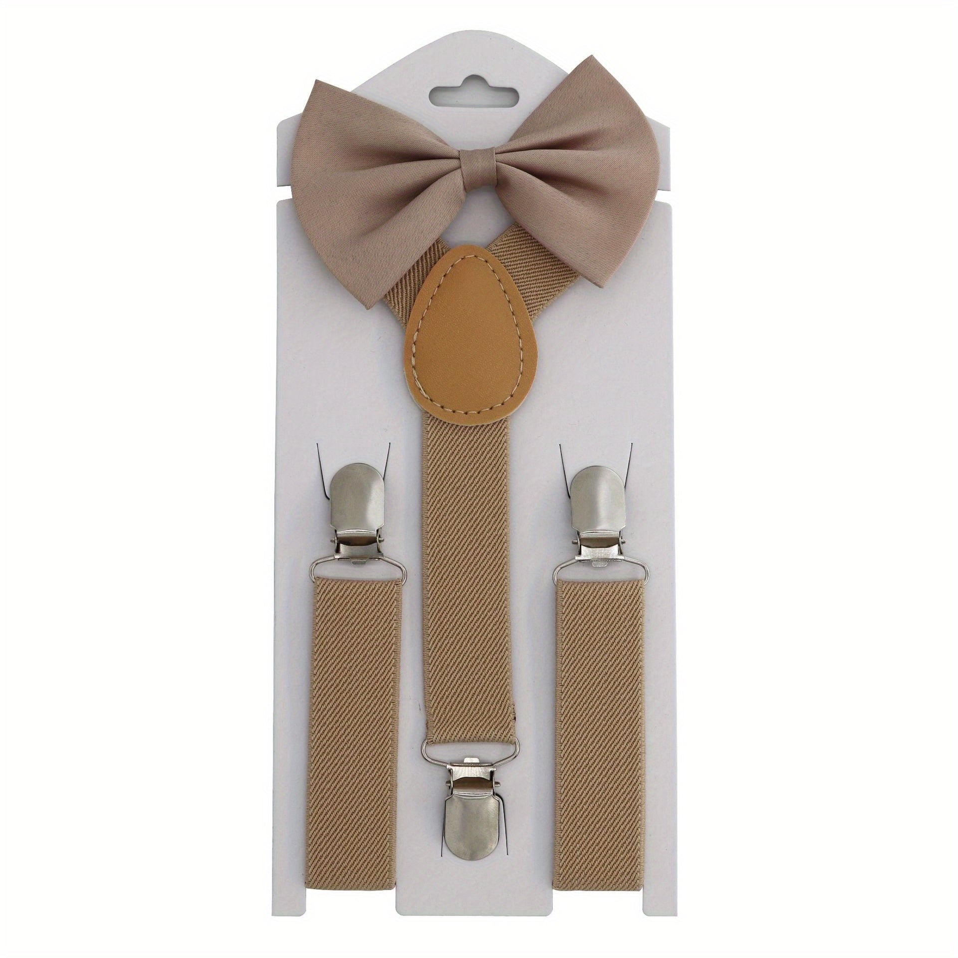 Kids Strap Bow Tie Suit Bow Accessory Baby Strap Clip Adjustable Pants Clip