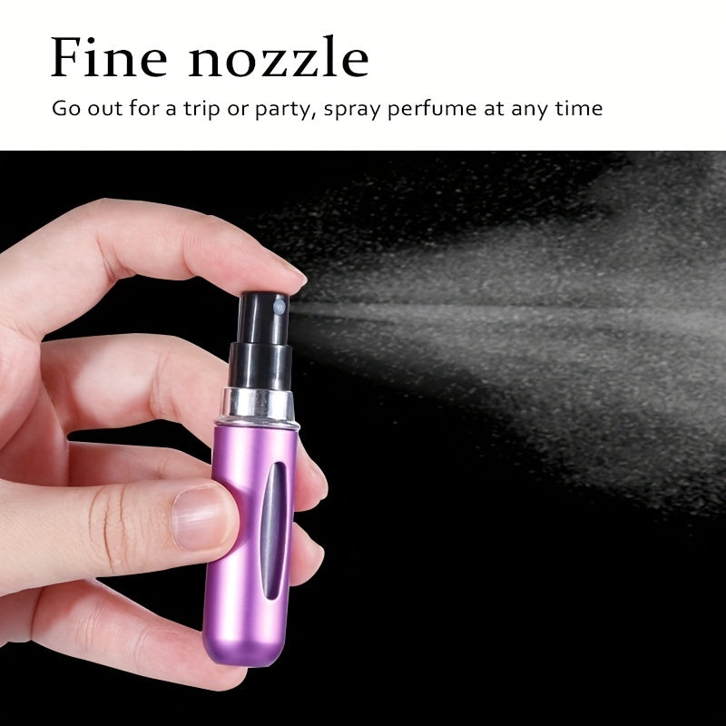 5ml Travel Perfume Spray Bottle Mini Pump Atomizer for On the Go Fragrance