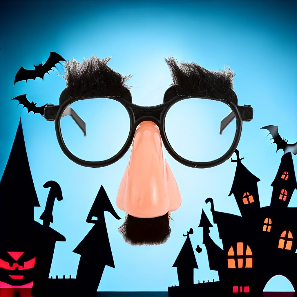 Halloween Beard Glasses Nose Funny Spectacles Props