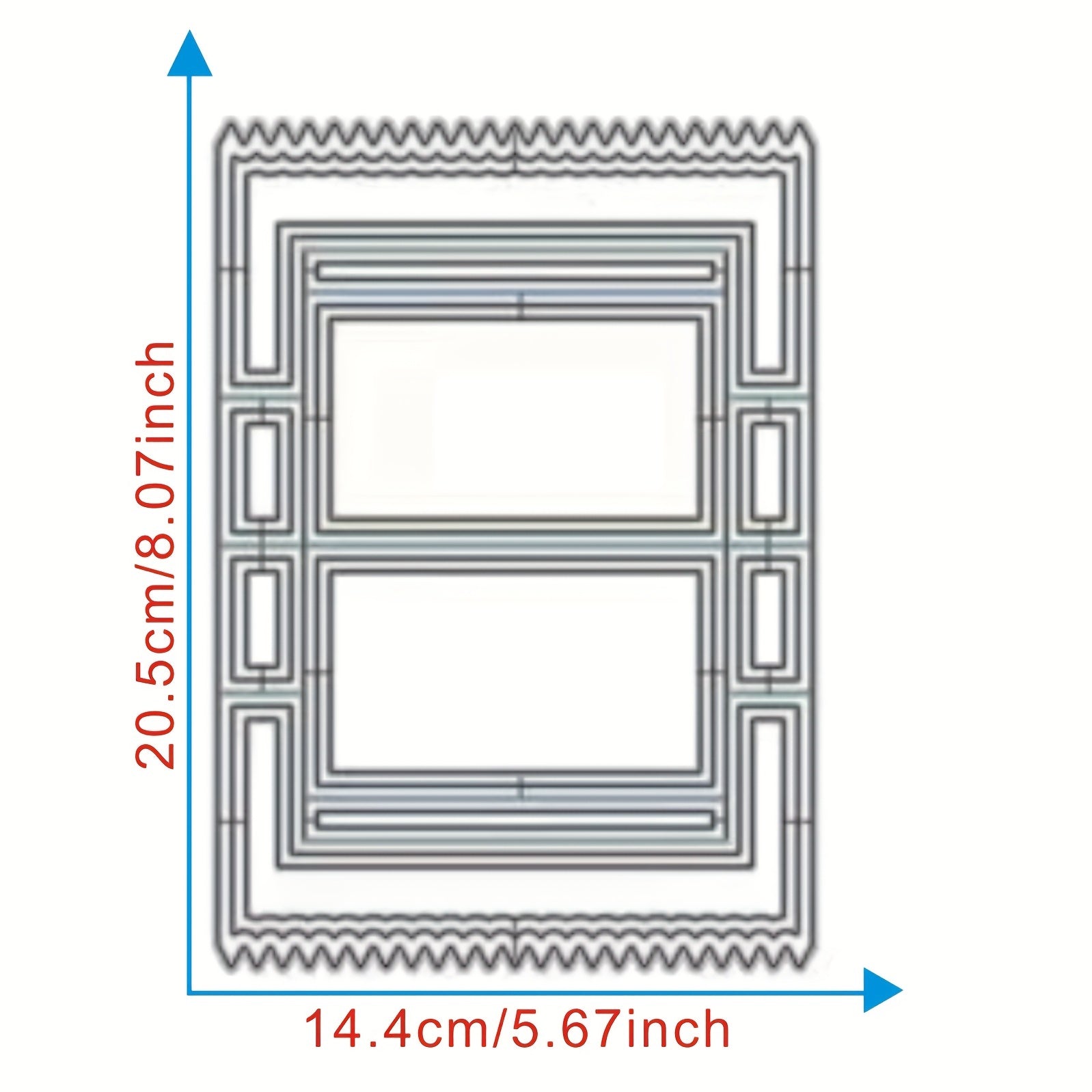 1pc Metal Cutting Mould Frame Templates for Card Making Scrapbooking DIY
