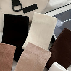 6 Pairs Solid Socks Comfy & Breathable Women's Stockings