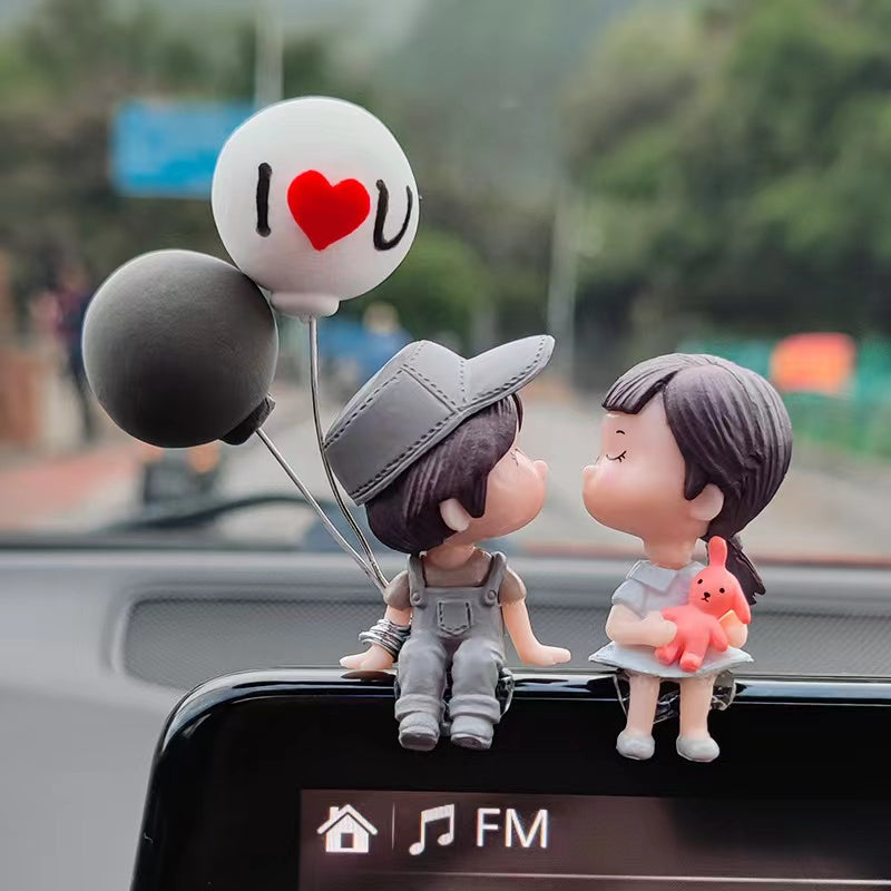 Couple Ornaments for Your Car - Add a Touch of Love