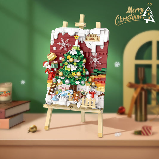 Building Blocks Sleigh Christmas Tree Decoration