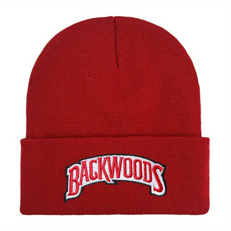 Embroidered Knitted Hat Beanie Hat for Men & Women