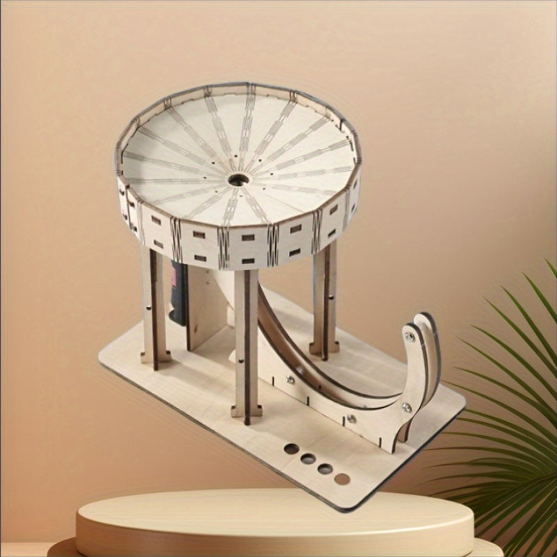 DIY Wooden Puzzle Perpetual Motion Model