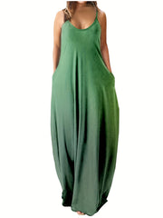  Sexy Boho Dress Women's V Neck Cami Ma