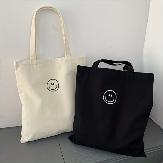 Versatile Canvas Tote Bag for School Office Travel Beach