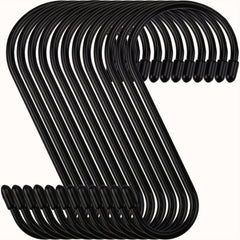 12pcs Long Hooks Silicone Metal Shower Curtain H