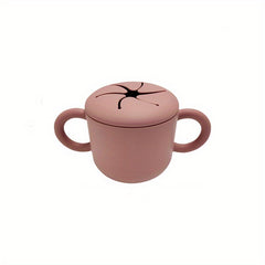 Silicone Spill-Proof Snack Cup for Toddlers, Kids - Non-Spill Cereal Keeper