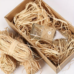 50g Natural Raffia Ribbon Cord Raffia Packing Rope For Gift Wrap