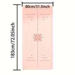 TPE Eco-Friendly Fitness Mat Double Layer Yoga Training Dancing Equipment