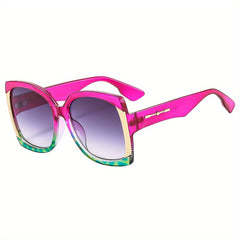 UV Protection Large Frame Sunglasses Mixed Square Sunglasses Decoration