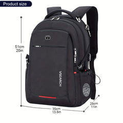 55L Laptop Backpack USB Charging Port Business Travel School Bag