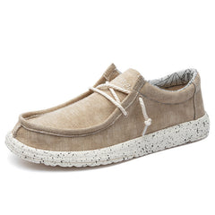 Men's Denim Slip On Loafers Flat Shoes