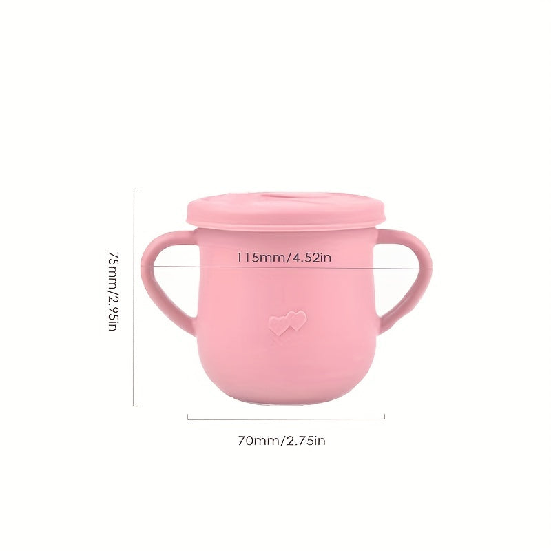 Silicone Baby Snack Cup Portable Container with Lid