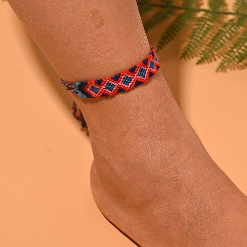 Colorful Bohemian Anklet for Women - Summer Foot Chain
