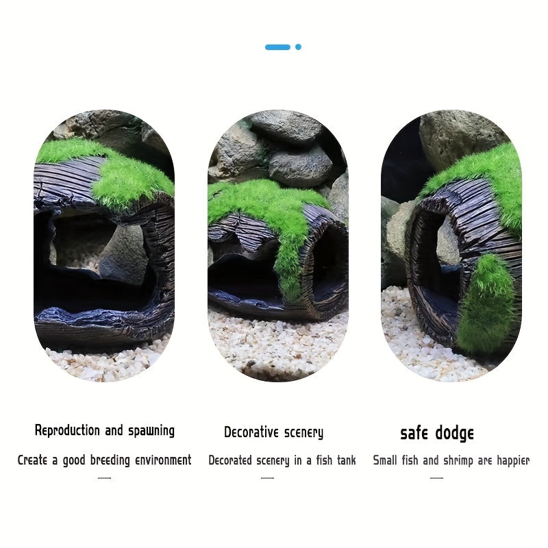 Wine Barrel Cave Fish Hidden Cave Resin Aquarium Decor