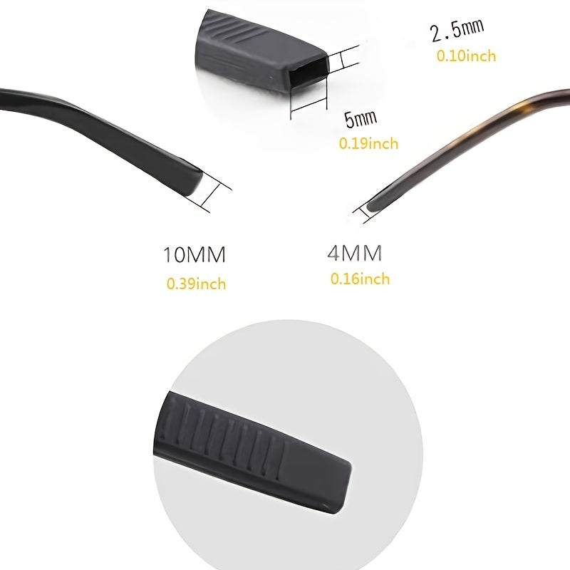 Silicone Non-slip Glasses Leg Cover for Men