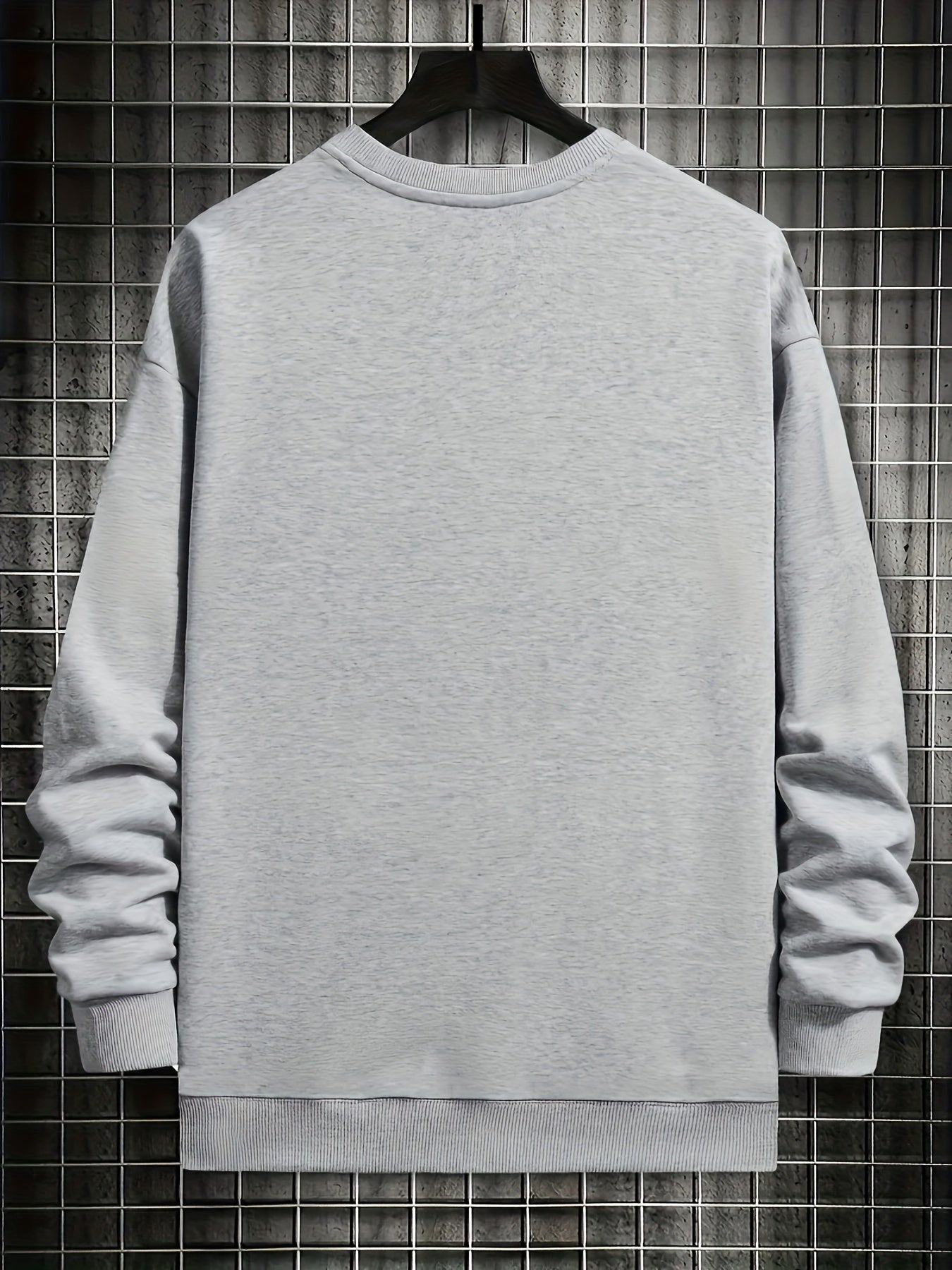 Duck Print Men's Comfy Sweatshirt Long Sleeve Top