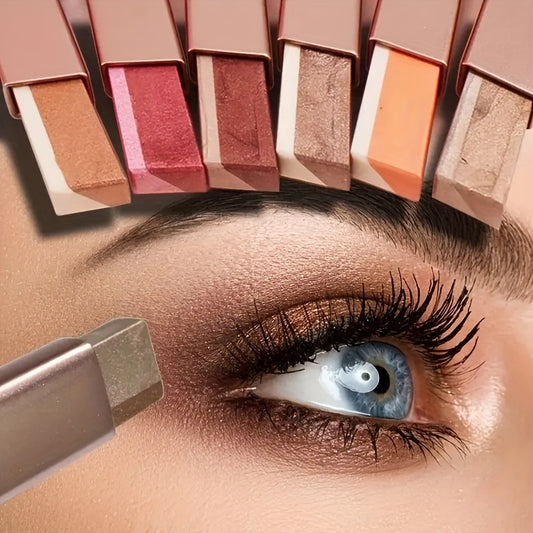 Gradient Shimmer Eyeshadow Stick Waterproof Double Colour Eye Shadow Makeup Pen