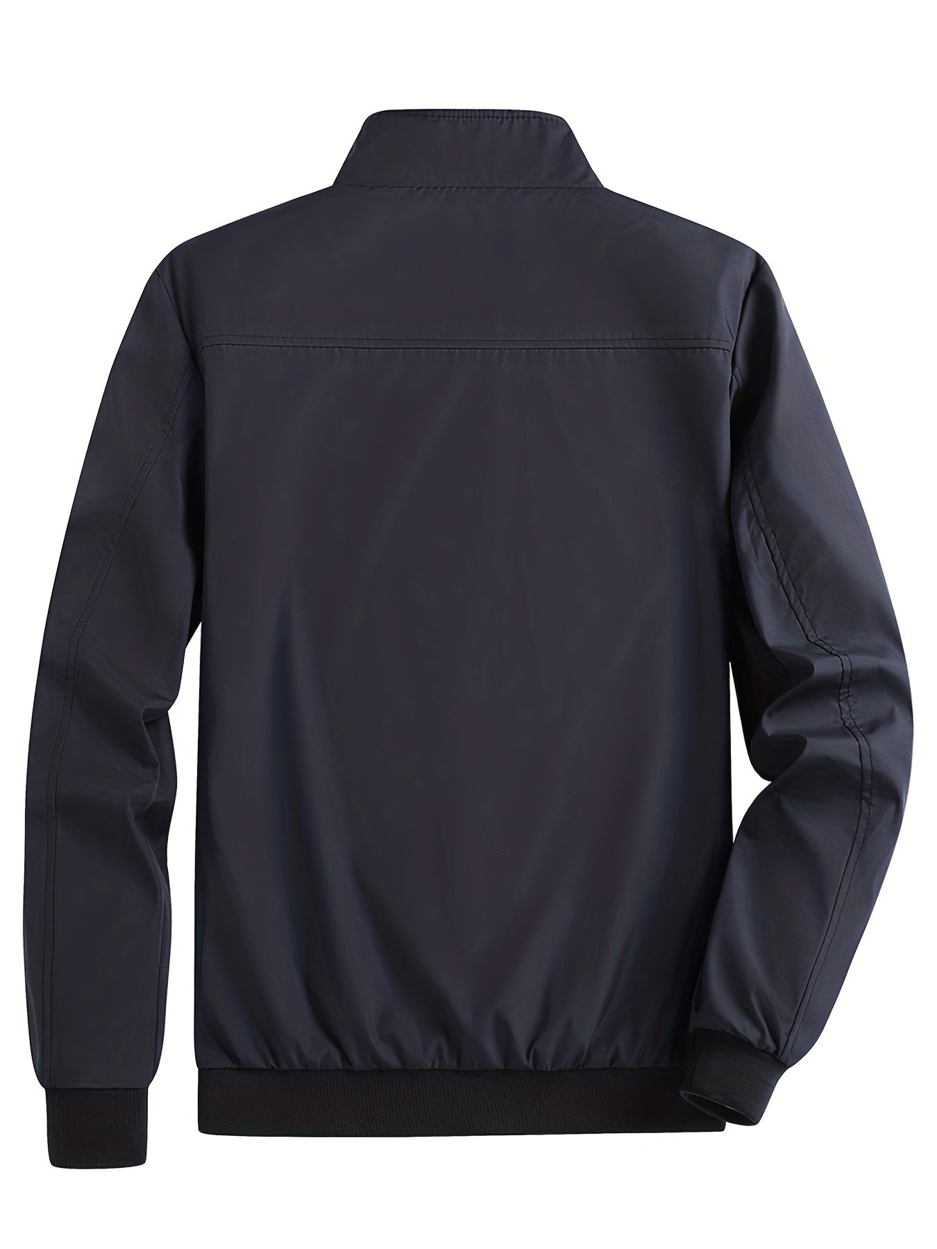 Men's Lightweight Stand Collar Zipper Jacket