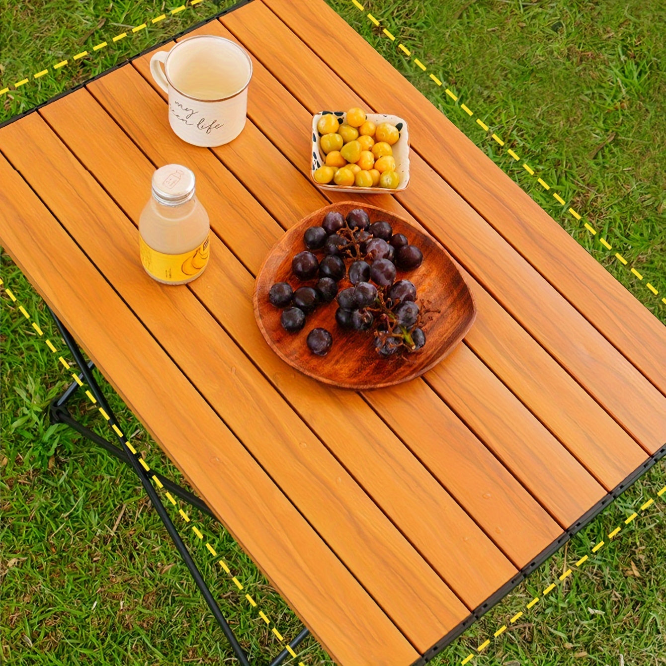 Portable Folding Aluminum Picnic Table for Camping