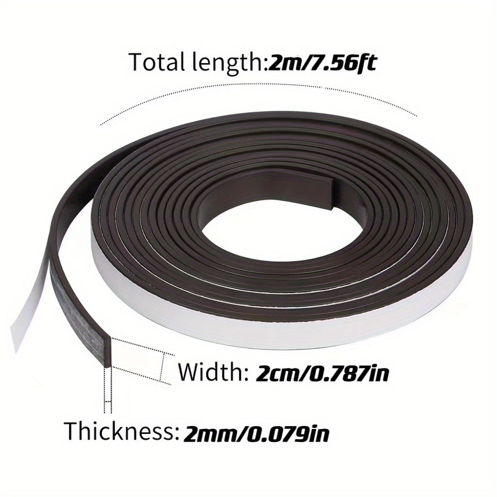 Self-Adhesive Magnetic Strip Tape Roll - Craft & DIY Projects