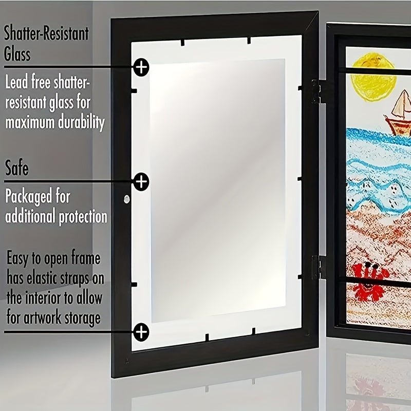 Children's Art Picture Storage Frame A4 Wooden Photo Frame