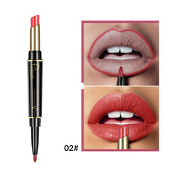 Double Ended Lipstick Lip Liner Soft Matte Long Lasting
