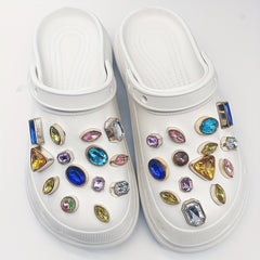 Colorful Rhinestone Shoe Decoration Set