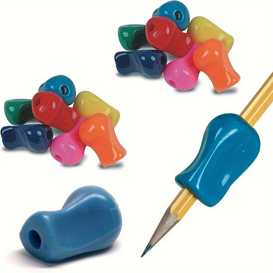 2 Colored Silicone Pen Grips - Writing Aid for Improving Posture