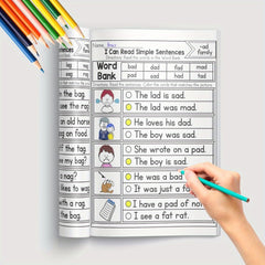 Alphabet Phonics Workbook Kids Ages 3 6 Letter Sound Puzzles
