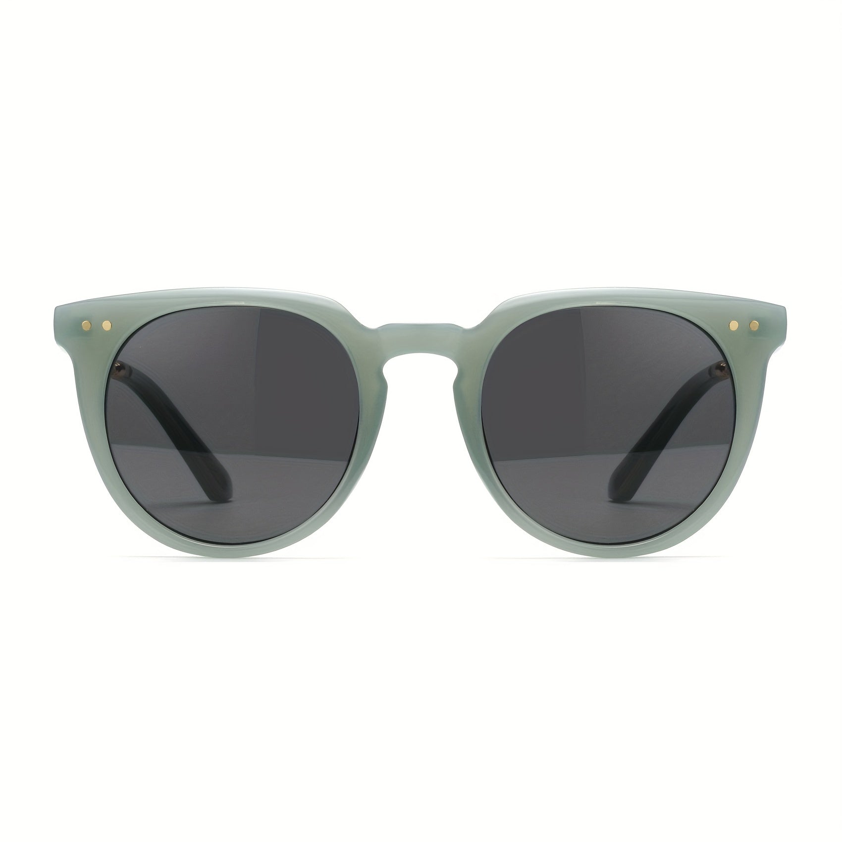 OUWEN Retro Round Polarized Sunglasses UV400 VF2222