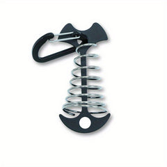 Outdoor Camping Canopy Wind Rope Buckles Fishbone Spring Pegs