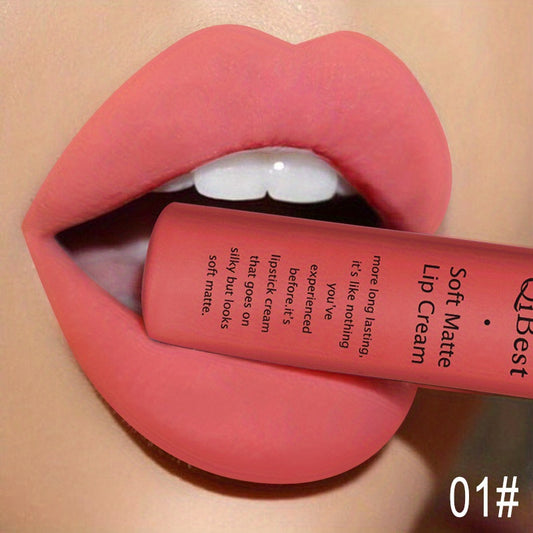 Matte Nude Lipstick in 34 Colors - High Pigmented & Waterproof Liquid