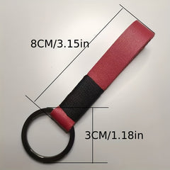 Durable Leather Key Chain for Couples