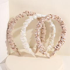 3pcs Ditsy Floral Print Ruffle Headband Set