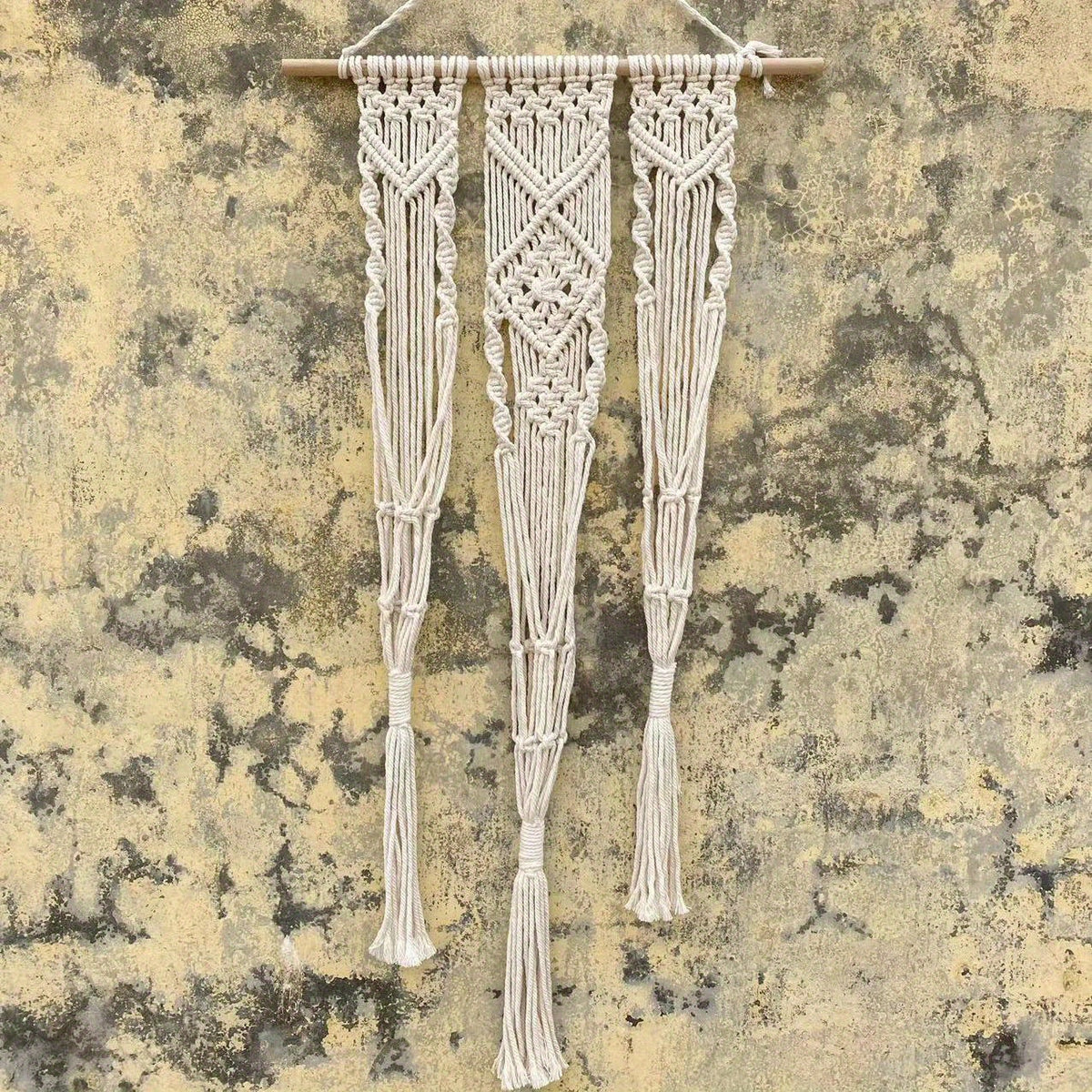 Macame Tassel Tapestry Flower Basket Plant Coat Hanger Wall Pendant