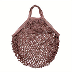 Short Handle Mesh Bag Regular Shoulder Carrying Net Shopping Bag Reusable