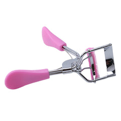 Stainless Steel Eyelash Curler With Built In Comb Pinch